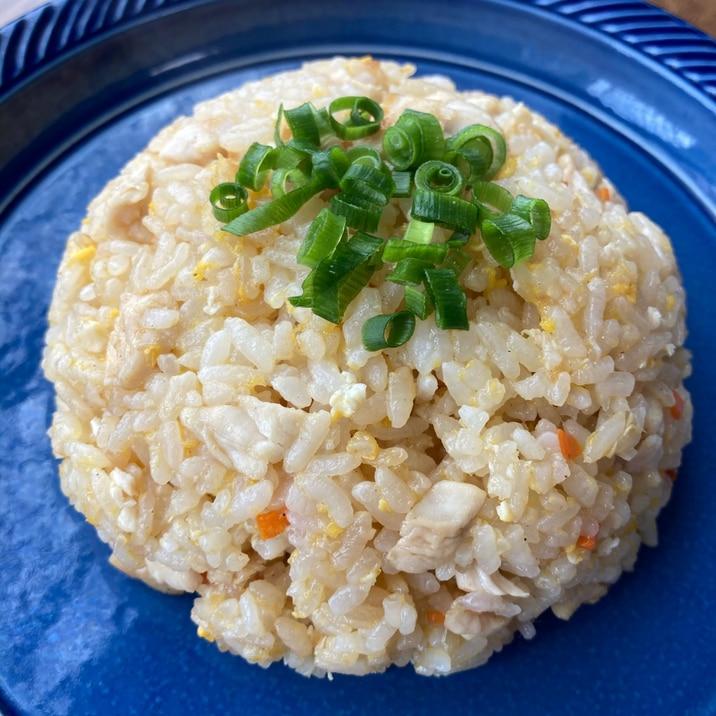 簡単に作れる!ささみ入りチャーハン♫